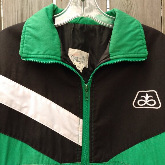 Vintage Pioneer Seed Jacket Medium Insulated Farmer Coat 48" Chest - Picture 3 of 13